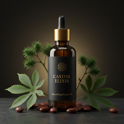 Huile de Ricin Cheveux & Cils – Croissance & Densité