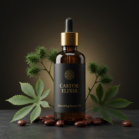 Huile de Ricin Cheveux & Cils – Croissance & Densité