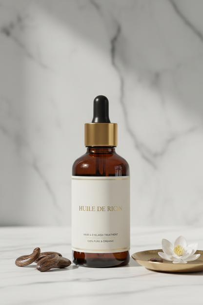 Huile de Ricin Cheveux & Cils – Croissance & Densité