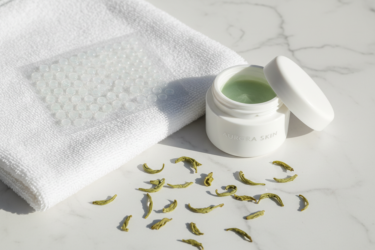 Patchs anti-acné invisibles - lifestyle flat lay
