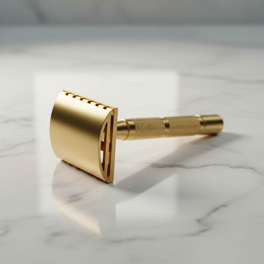 Rasoir double lame gold - photo produit