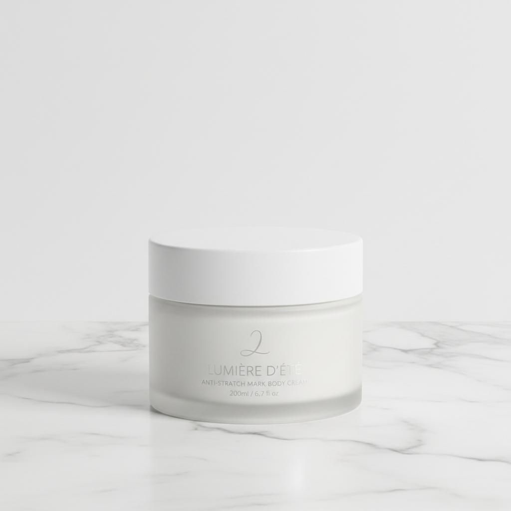 Crème anti-vergetures pot blanc - photo produit